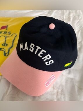 MASTERS 2026  Ladies Two-Tone Baseball Cap - Navy & Pink - NWT